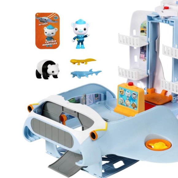 Octonauts Above & Beyond, Octoray 13 inch Transforming Playset with Captain - Picture 3 of 7